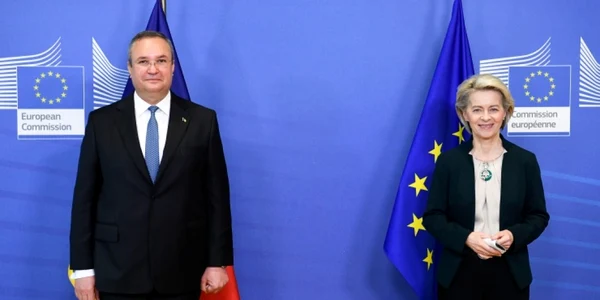 Nicolae Ciucă si Ursula von der Leyen FOTO gov.ro