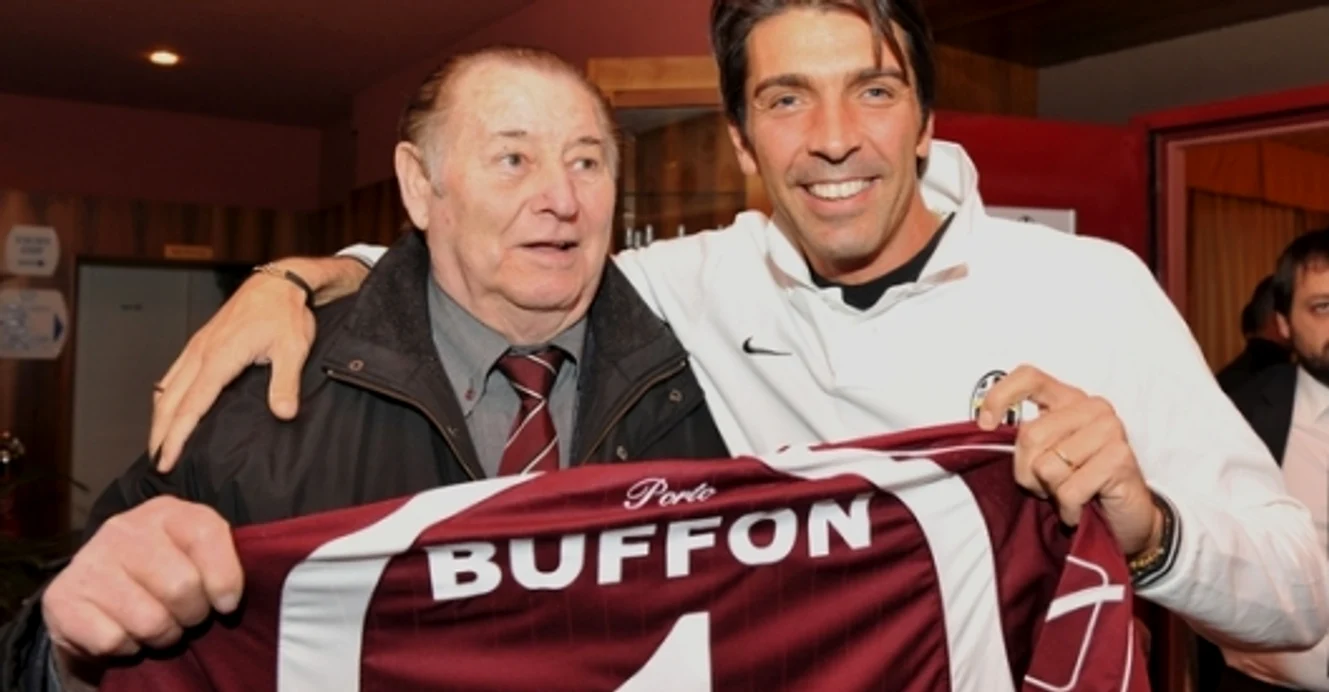 Lonrezo Buffon și Gigi Buffon, umăr la umăr  FOTO gazzetta.it