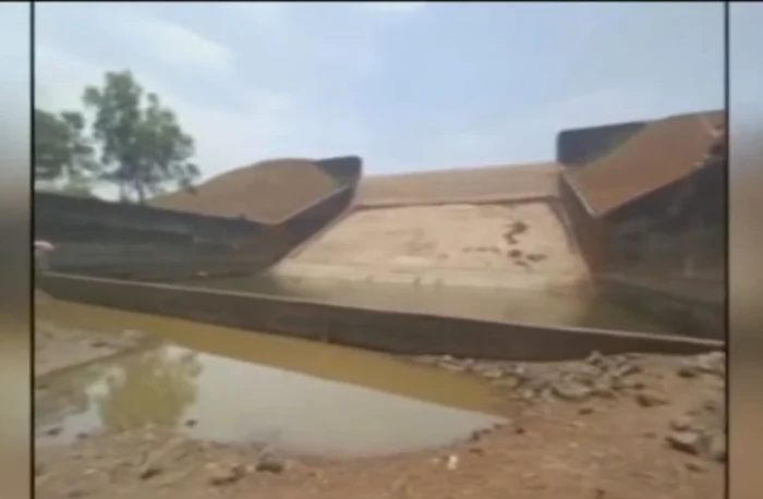 Apa irosită ar fi putut iriga 1.500 de hectare de teren FOTO Captură video