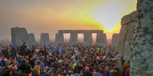 Solstitiul de vara sarbatorit la Stonehenge Anglia 21 iunie 2022 FOTO Getty Images