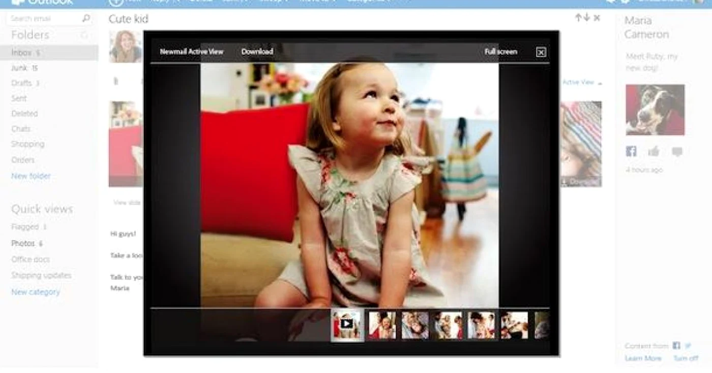 Noul Outlook este conectat la reţelele sociale, Skype şi SkyDrive