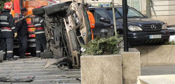 Cele mai multe accidente grave s-au produs din cauza vitezei excesive FOTO Adevărul