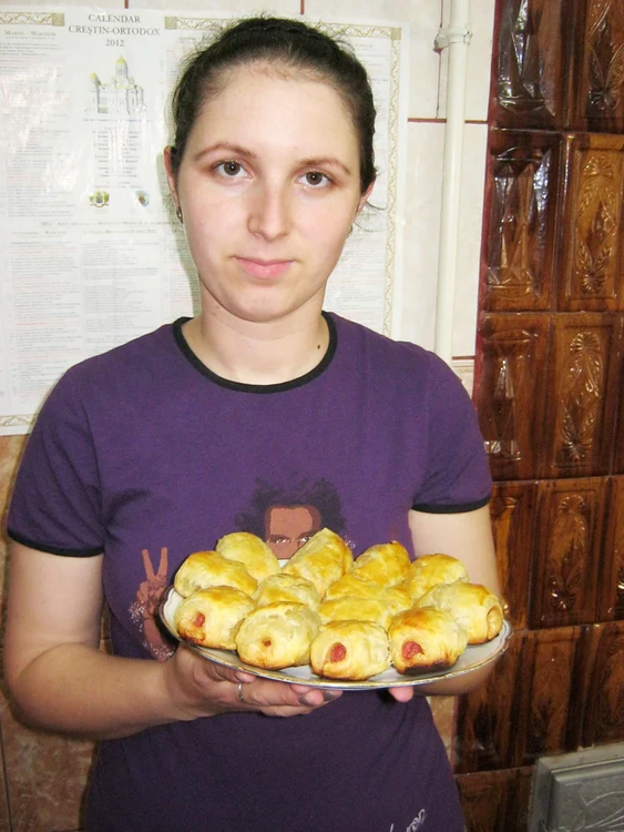 Cârnaţi în foietaj