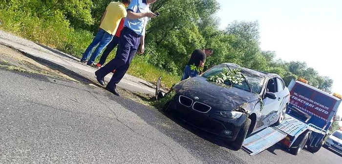 Accident spectaculos pe digul Galati-Brăila