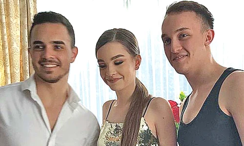 Adi, Vanessa și Alex, copiii lui Doroftei jpeg