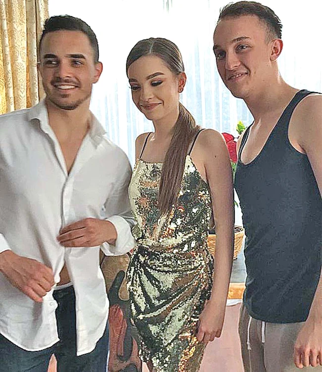 Adi, Vanessa și Alex, copiii lui Doroftei