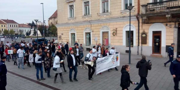 cluj mars pentru stiinta . foto remus florescu