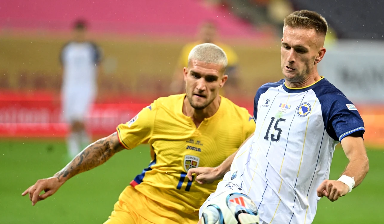 Daniel Bîrligea a fost aproape de „dublă” în meciul din Liga Națiunilor