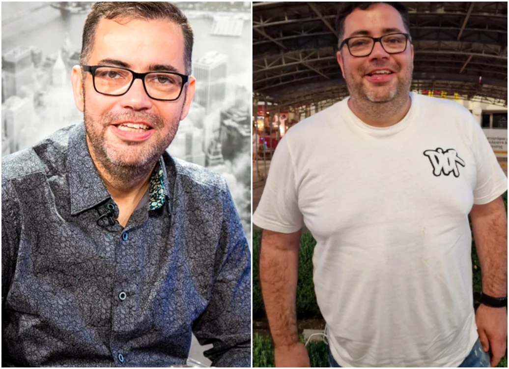 Răzvan Popescu avea 125 de kilograme acum câțiva ani FOTO Facebook 