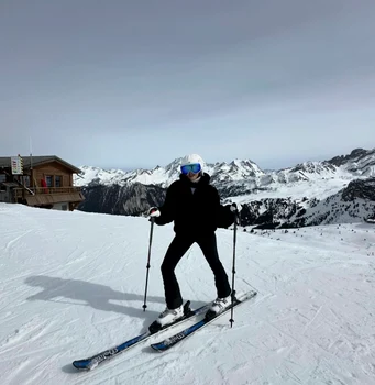 Iarna este fan pârtia de schi din Courchevel