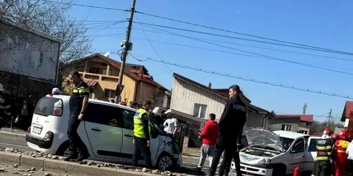 Grav accident în București FOTO Facebook / Infotrafic București