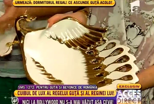 Nicolae Guţă a stat în pat la emisiunea Simonei Gherghe. (captură Antena 1)
