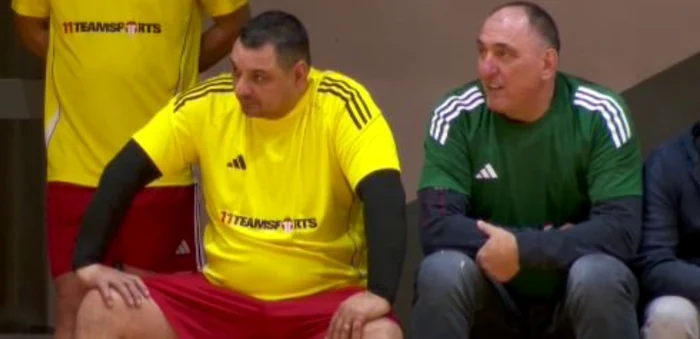 Ionel Ganea, stânga, alături de Dumitru Stângaciu  FOTO  sport.ro