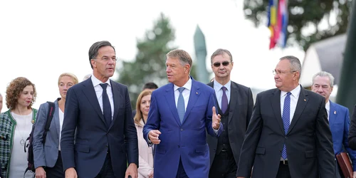 Mark Rutte cu Klaus Iohannis si Nicolae Ciuca FOTO Presidency jpg