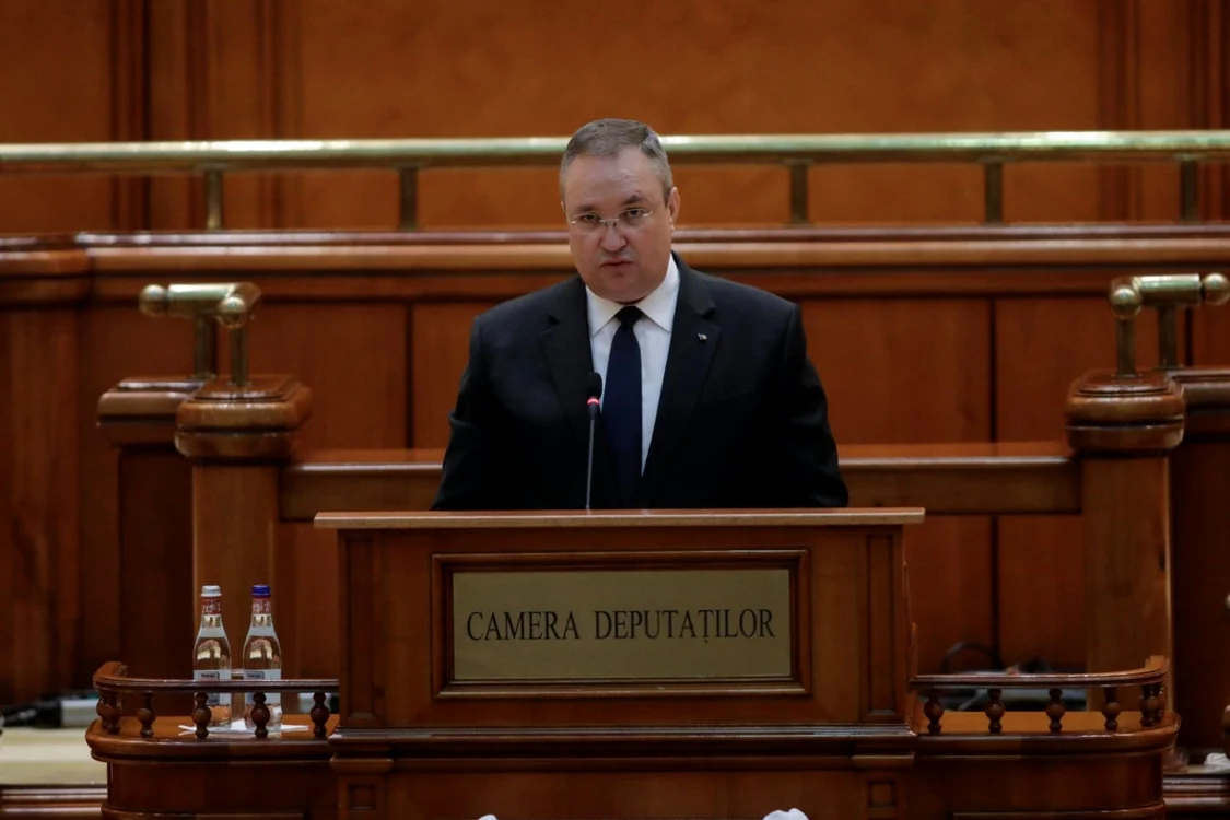 Premierul Ciucă în Parlament FOTO Arhivă 