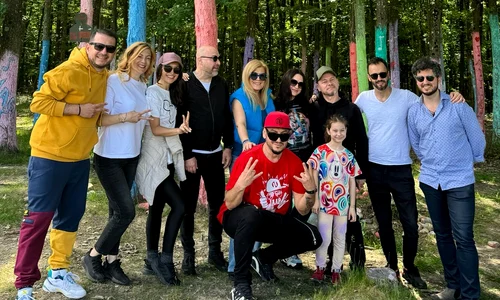 Sâmbătă a fost zi de curățenie și ecologizare pe Platoul Feteni din Râmnicu Vâlcea iar artiștii au spus "Prezent"!