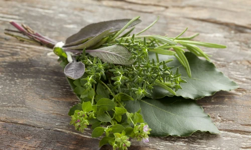 31769406   fresh bouquet garni with different herbs jpeg