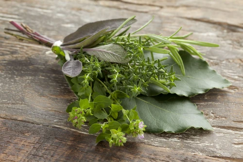 31769406   fresh bouquet garni with different herbs jpeg