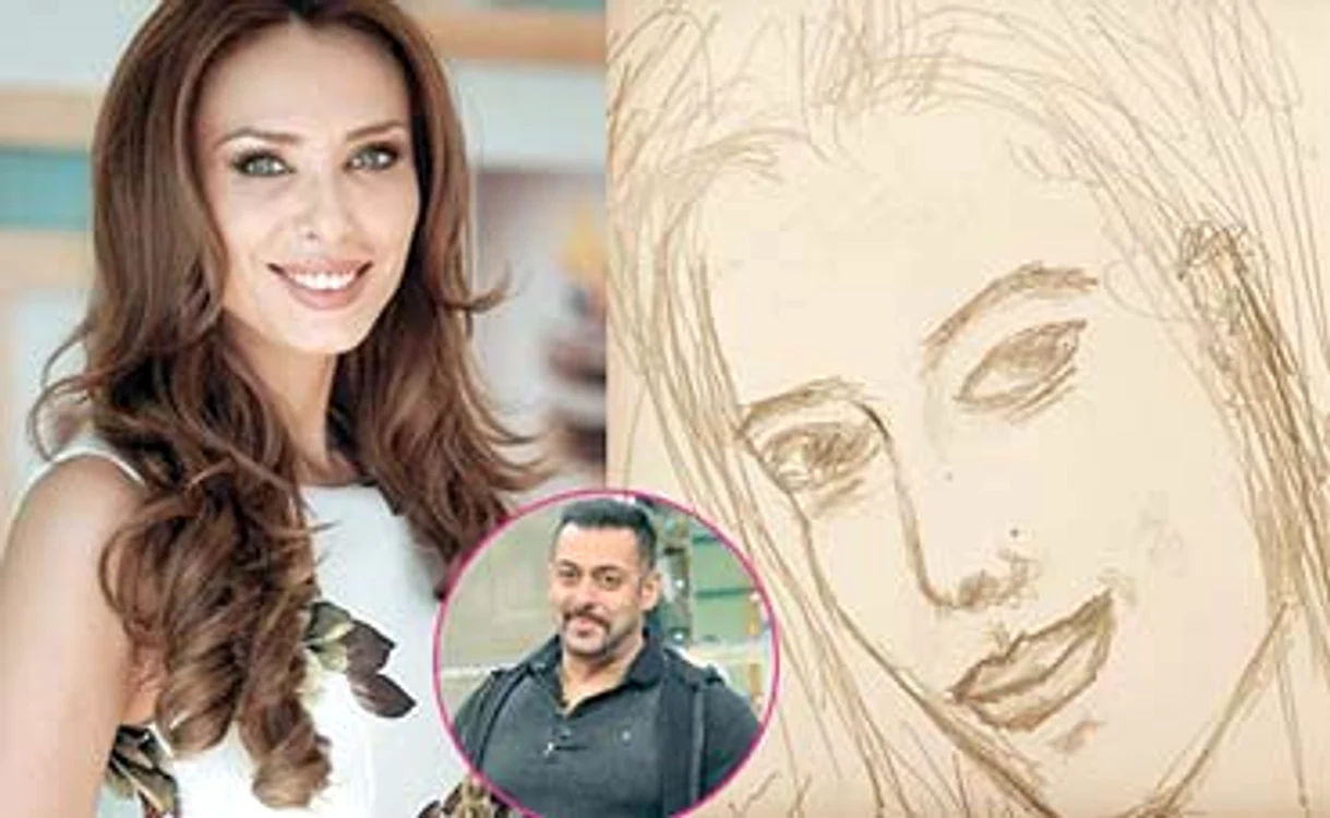 
    Aşa arată portretul  pe care Salman  i l-a schiţat Iuliei  