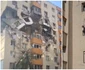 locul în care un bărbat ar fi fost aruncat de suflul exploziei din Rahova foto captura video fb reporter neptun tv
