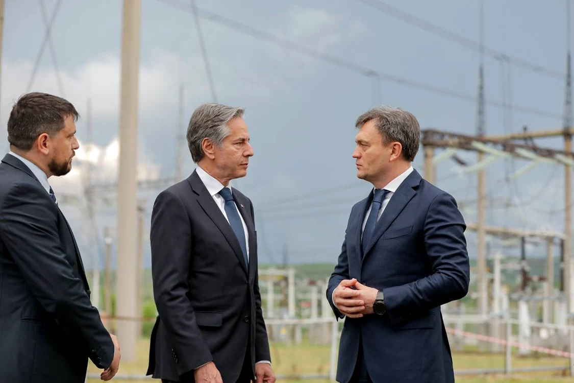 Proiectul a fost lansat în timpul vizitei șefului diplomației americane la Chișinău. FOTO: Telegram
