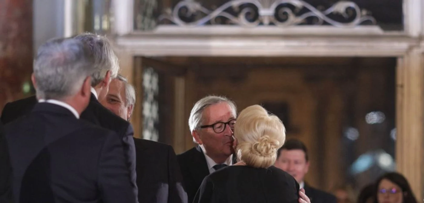 Viorica Dăncilă şi Jean Cluade Juncker