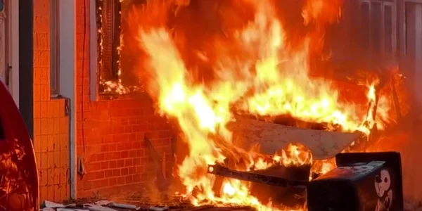 proteste violente in belfast foto captura video the sun png