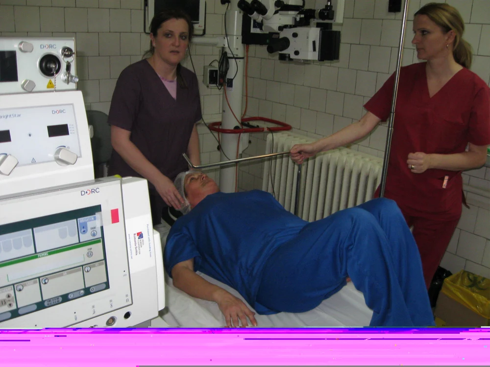 Aparatură de vârf la Clinica de Oftalmologie