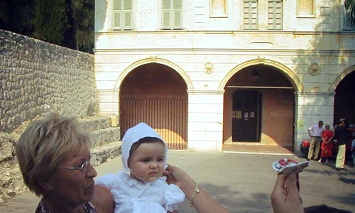 Fotografie făcută în urmă cu 14 ani, în ziua în care Alexia a fost botezată jpeg