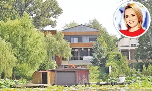 Celebra ştiristă îşi petrece weekendurile călduroase  cu familia, la Snagov, unde are o vilă superbă jpeg