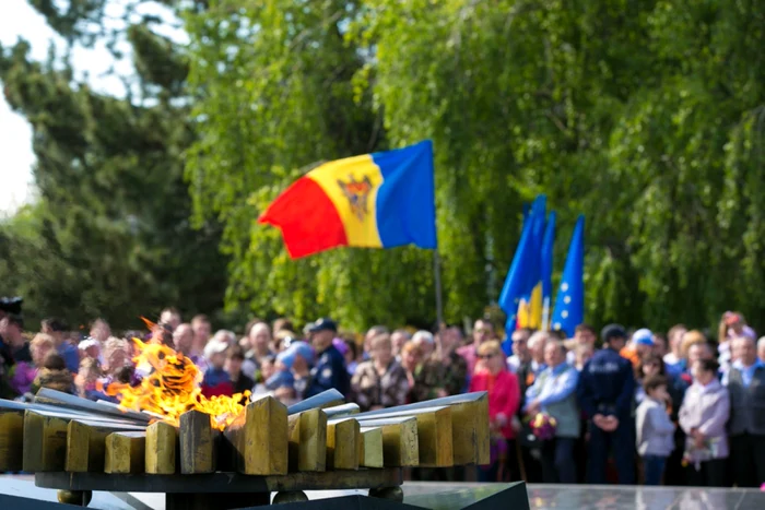 9 Mai, la Chişinău FOTO: Preşedinţia Republicii Moldova
