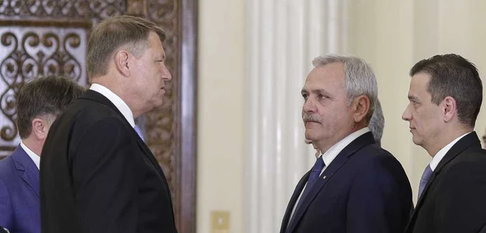 Klaus Iohannis va da din nou ochii cu Liviu Dragnea FOTO Inquam Photos