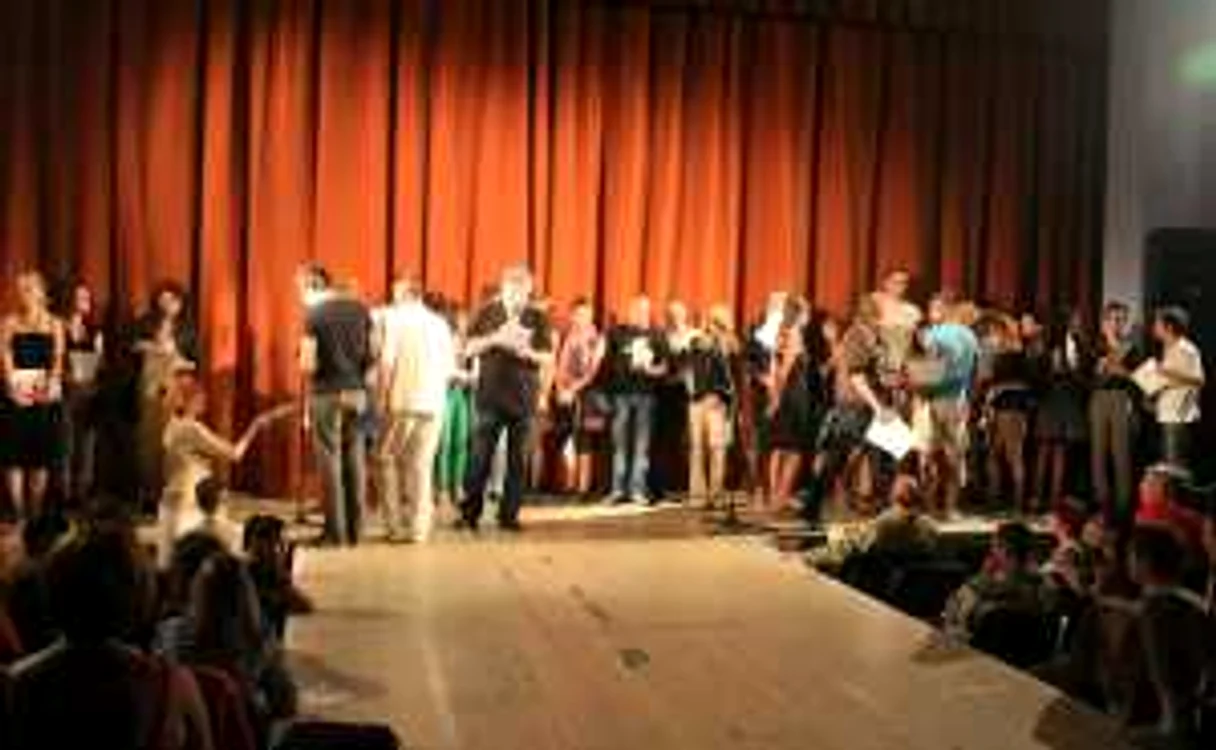 Imagine din cadrul festivităţii de premiere a Galei Tânărului Actor HOP, de la Mangalia. FOTO UNITER