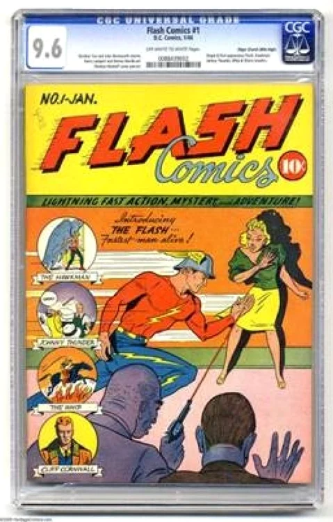 Flash Comics #1 sursa CBR