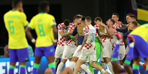 Croația Brazilia la campionatul Mondial de fotbal din Qatar 2022. FOTO EPA-EFE