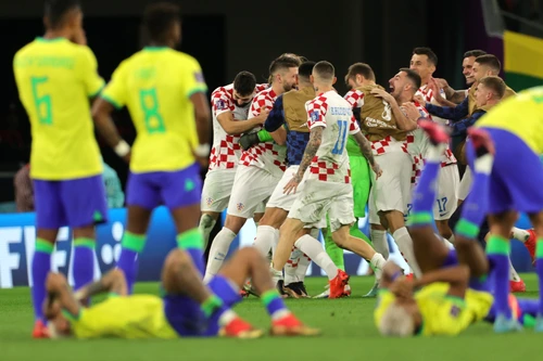 Croația Brazilia la campionatul Mondial de fotbal din Qatar 2022. FOTO EPA-EFE