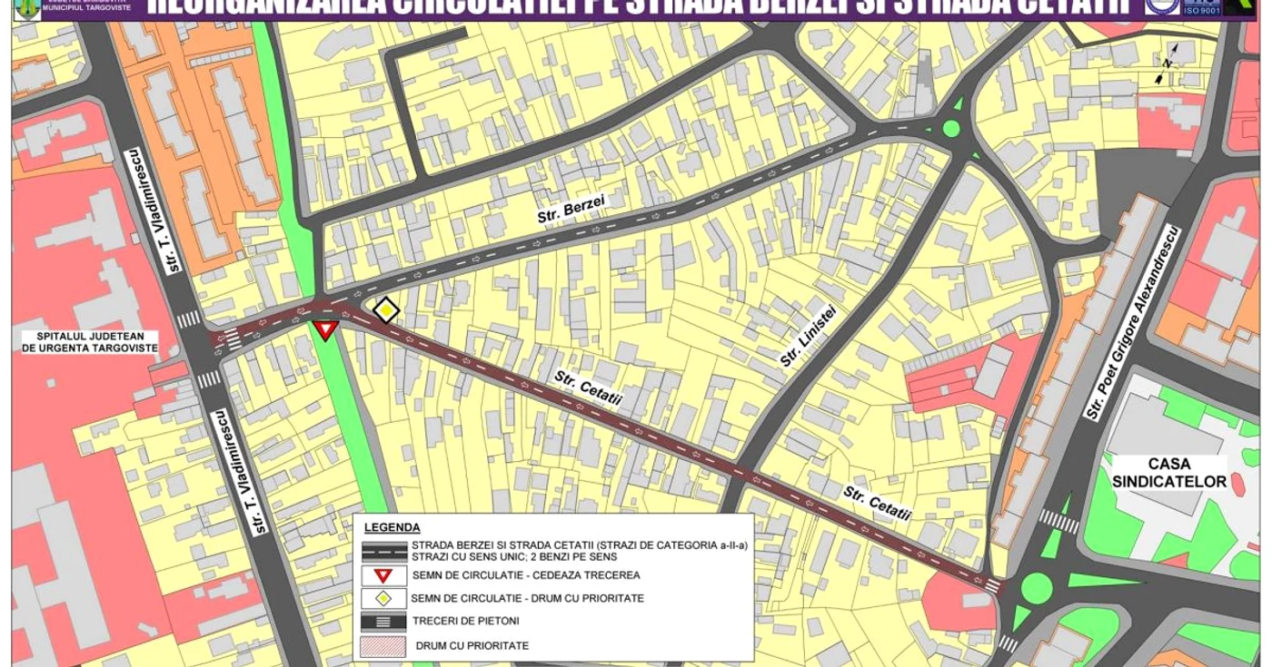 Consideraţi că ar fi benefică reorganizarea circulaţiei pe străzile Cetăţii şi Berzei?