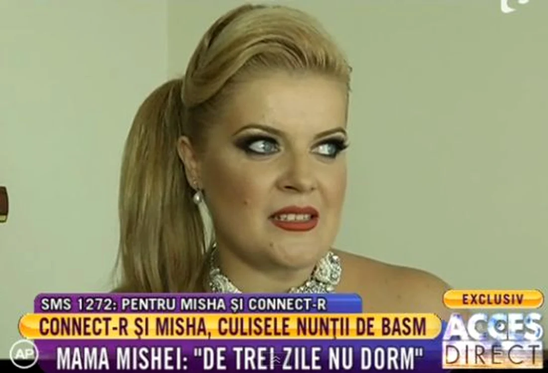 Sora Mishei a fost şi ea foarte emoţionată în ziua nunţii Mishei
