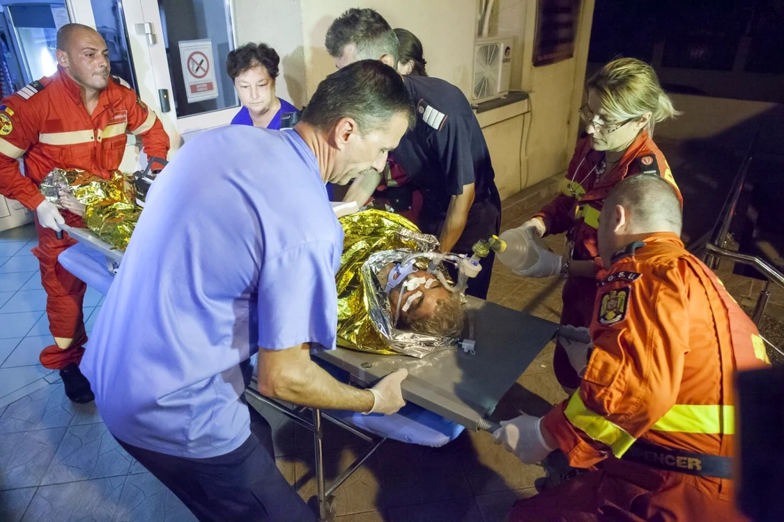 Pacientul a fost transportat la spital FOTO Arhivă