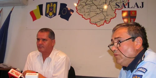 Şeful IPJ, Iosif Ghiurca (foto stânga)