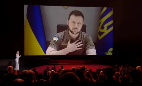 Volodimir Zelenski a vorbit in deschiderea Festivalului de Film de la Cannes 3 jpg