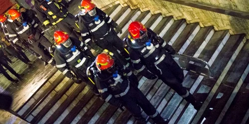 Exerciţiu medical NATO operaţiune de salvare la metrou FOTO Dorin Constanda