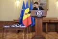 Nicușor Dan susține declarații de presă pe tema sistemului de justiție din România, la Palatul Cotroceni FOTO INQUAM/ George Călin