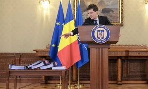 Nicușor Dan susține declarații de presă pe tema sistemului de justiție din România, la Palatul Cotroceni FOTO INQUAM/ George Călin
