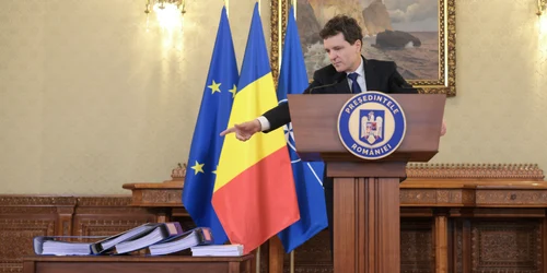 Nicușor Dan susține declarații de presă pe tema sistemului de justiție din România, la Palatul Cotroceni FOTO INQUAM/ George Călin