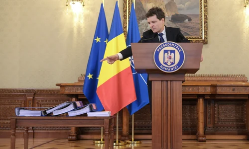 Nicușor Dan susține declarații de presă pe tema sistemului de justiție din România, la Palatul Cotroceni FOTO INQUAM/ George Călin