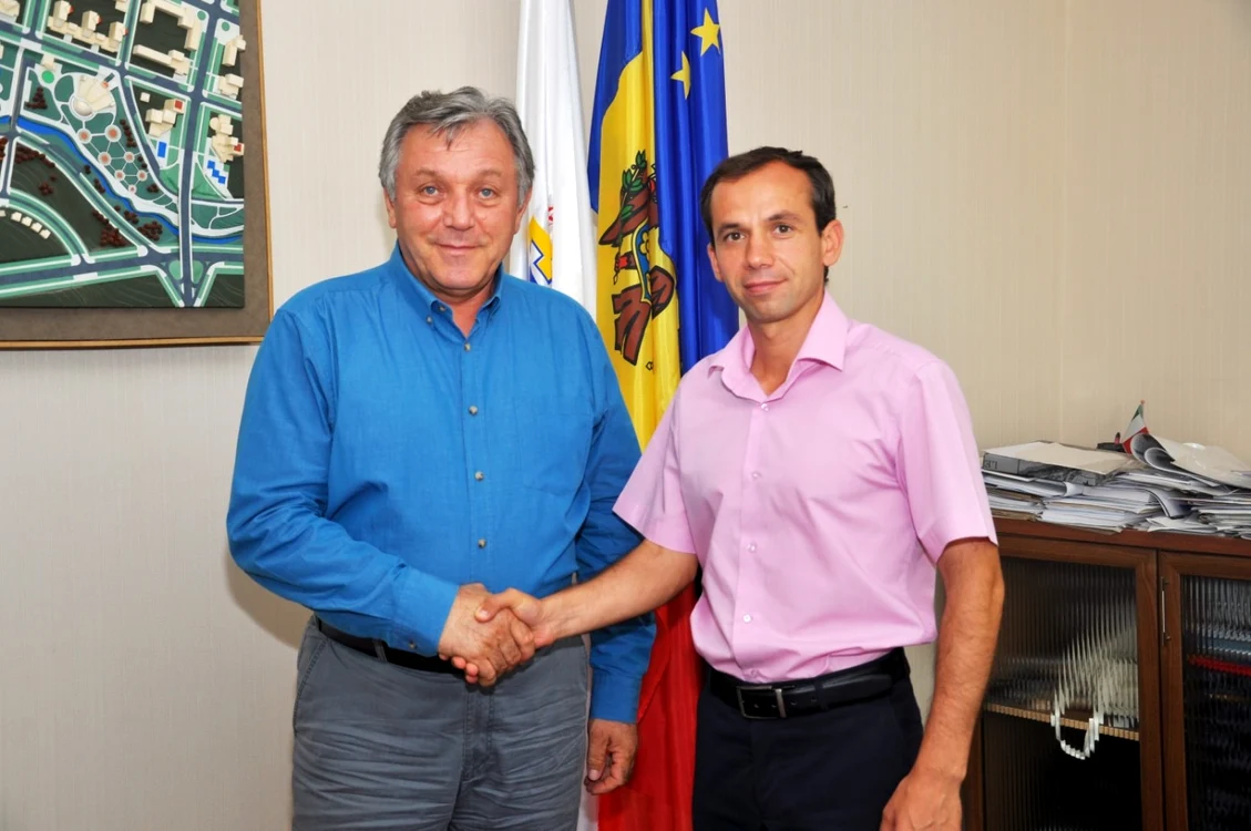 Victor Chiriloaie şi Nicolae Dandiş FOTO Florin Matei