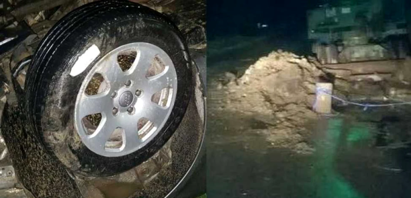 Accidentul a avut loc noaptea, pe strada aflată în beznă totală