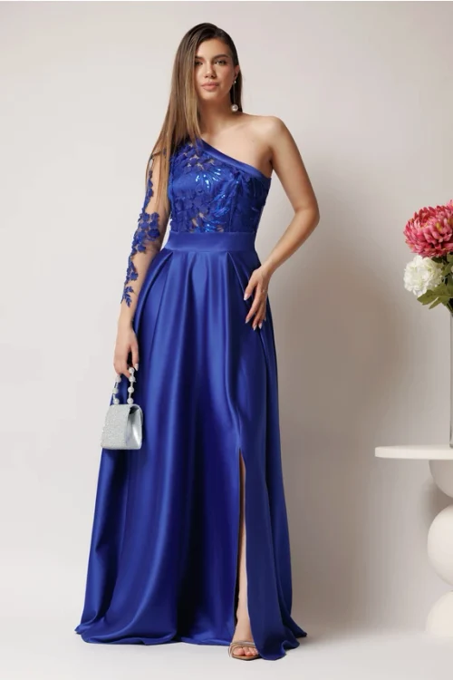 Rochie Ella lungă din tafta, DY Fashion