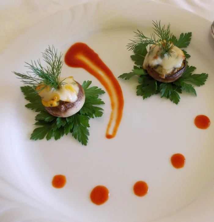 Ciupercuţe umplute cu porumb